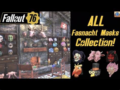 Fallout 76 ALL Fasnacht Masks Collection YouTube