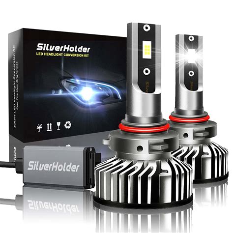 SilverHolder LED headlights kits H13 Led Headlight Bulbs, 10000 Lumens ...