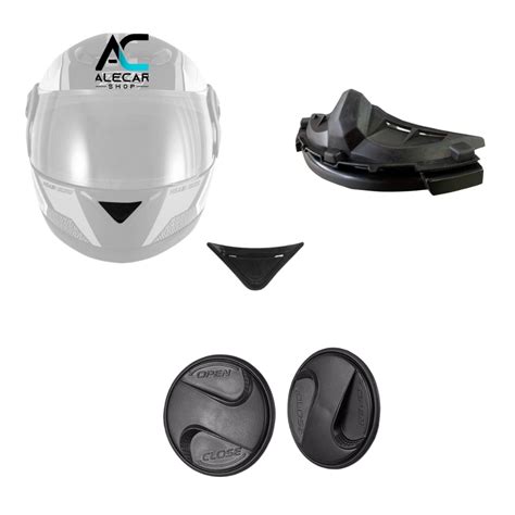 Reparo Capacete Pro Tork - Kit Reparo Pro Tork Capacete G3 G4 G5 G6 G7 Tamanhos Narigueira Entrada ...