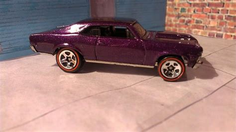 Hot Wheels Nova Redlines Purple Sparkle Color