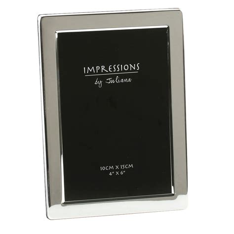 Silver Photo Frame 4 X 6 Home Accessories