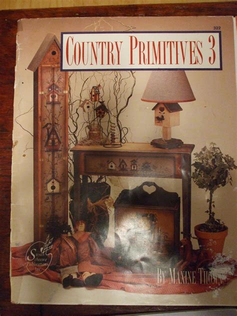 Country Primitives 3 Painting Maxine Thomas 322 Susan Cheewe Folk Tole