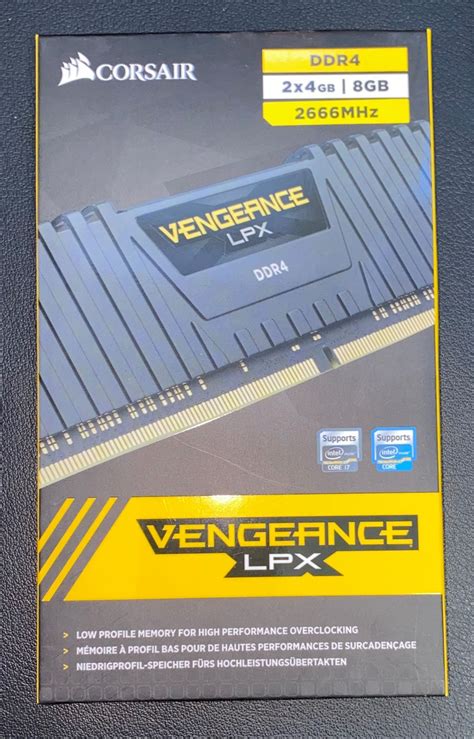 Оперативная память DDR4 Corsair 8Gb KIT (4GbX2) 2666MHz CL16 ...