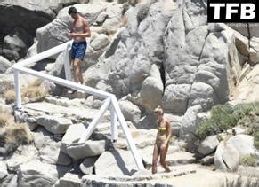 Mishel Gerzig Sexy Seen Flaunting Her Hot Bikini Body In Mykonos Aznude