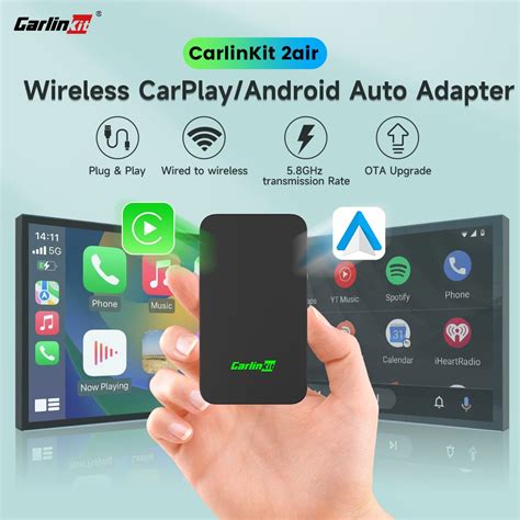 Carlinkit Air Wireless Android Auto Box Portable Carplay Wireless