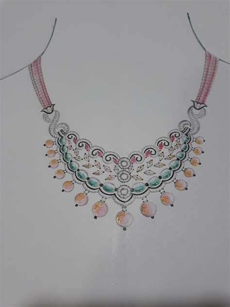 Pin By Harsha Ghiya On Silver Jewellery Jewelry Drawing Jewellery