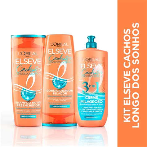 Creme Milagroso Em Loreal Elseve Cachos Longos Dos Sonhos Ml