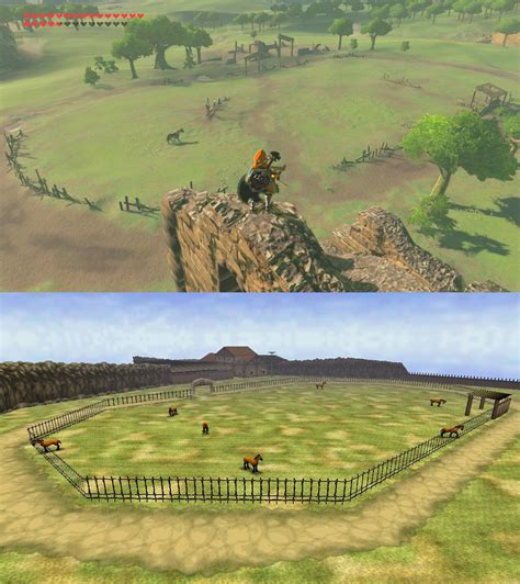 Lon Lon Ranch Dans Breath Of The Wild Et Ocarina Of Time [botw] [oot