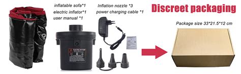 Yocare Aufblasbares Sex Sofa Kissen Mit Elektrischem Aufblaser PVC Beflockter Sex Stuhl Rampe