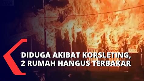 Api Hanguskan Unit Rumah Di Gowa Diduga Korsleting Listrik Jadi