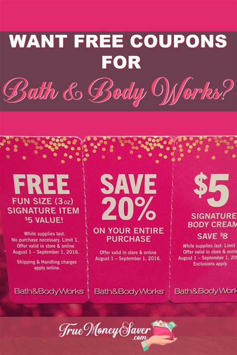 Bath And Body Coupons In Store Printable Printable Word Searches