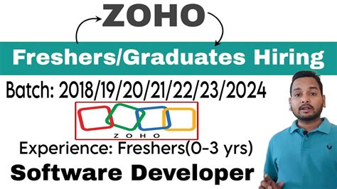 ZOHO LATEST OFF CAMPUS HIRING 2024 ZOHO RECRUITMENT DRIVE DIRECT