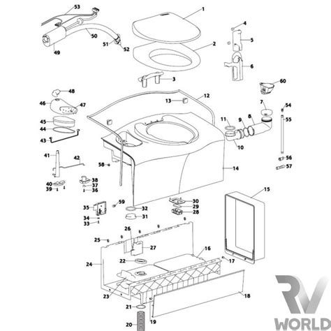 Thetford Cassette Toilet Wiring Diagram