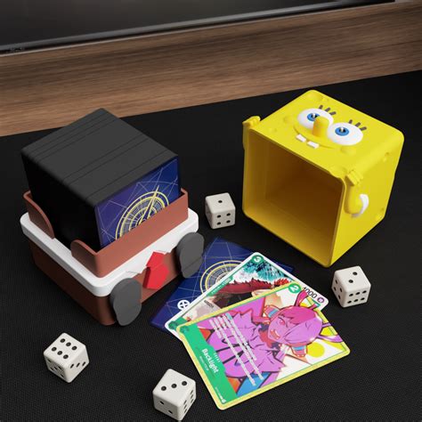 Archivo OBJ Bikini Bottom Deckbox Pack Inspired By The SpongeBob Secret Lair Holds 100