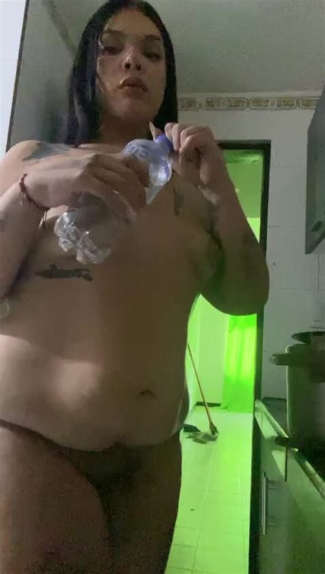 Thick Latina Tranny Showing Off ThisVid