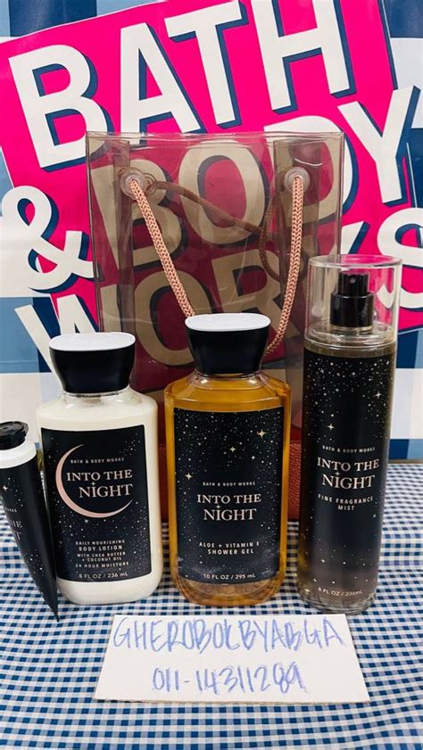 Into The Night Gift Set Bbw Beauty Personal Care Bath Body Body Care On Carousell