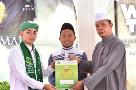 Pesantren Ibn Hafidz Subang Arranged Graduation Tahfidz Juz