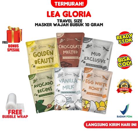 Jual New Travel Size Masker Lea Gloria Gr Masker Bubuk Mini