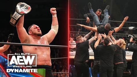 Samoa Joe Defeats Darby Allin For The Tnt Title Wardlow Returns