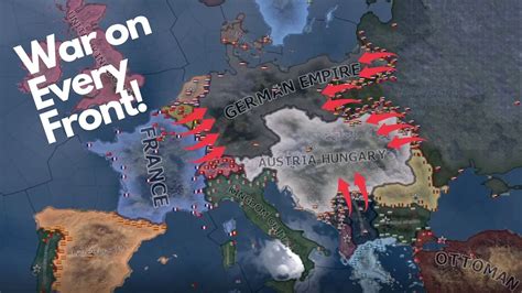 The Great War Hearts Of Iron 4 Timelapse YouTube