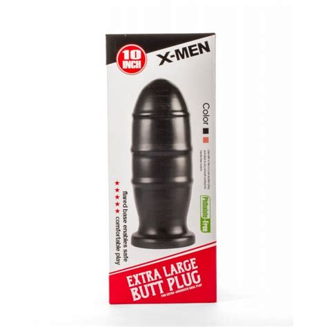 Plug Anal XXXL 9cm Noir Large Choix De Plug Anal XXL Box Coquine