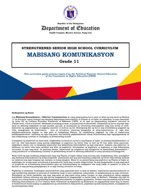 Mabisang Komunikasyon | PDF