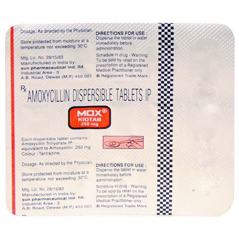 Mox Kid 250mg Tablet Price Uses Side Effects Composition Apollo