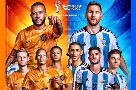 Terbaru Susunan Pemain Argentina Vs Belanda Laga Besar Piala Dunia