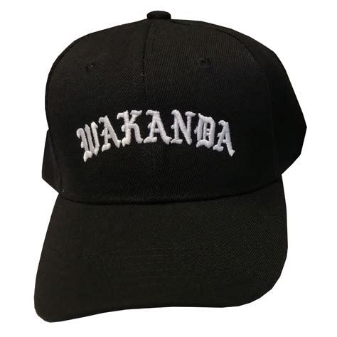 Wakanda Hat Wakanda Cap Black Panther Hat Black Panther Cap Black Hat ...