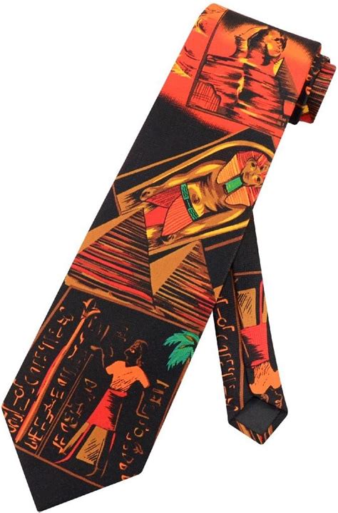 amazoncom true affair egyptian pharaoh luxor necktie ancient egypt
