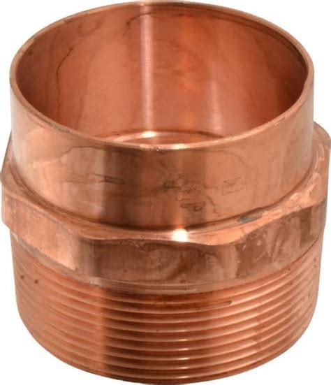 Mueller Industries Wrot Copper Pipe Adapter Fitting C X M