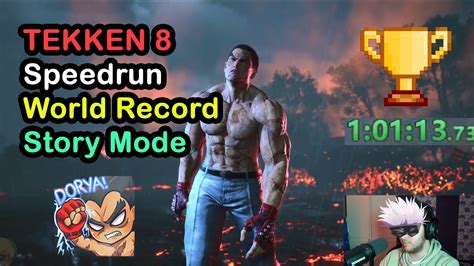 TEKKEN 8 Speedrun World Record Story Mode Easy 1 01 13 WR YouTube