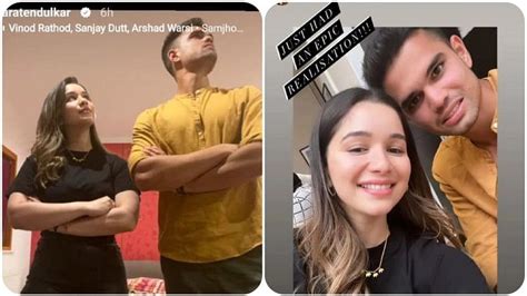 Sara Tendulkar And Arjun Tendulkar Recreating The Iconic Munna Bhai