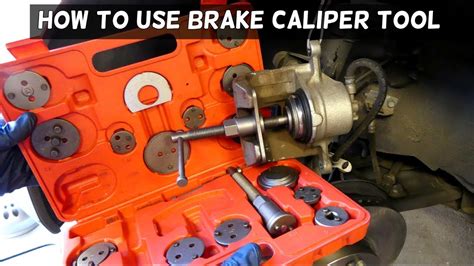 How To Use Brake Caliper Piston Compressor Tool Youtube