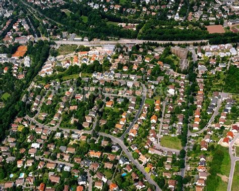 Heilbronn Von Oben Wohngebiet Mischbebauung Der Mehr Und