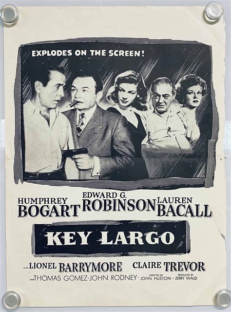 KEY LARGO - Fred's Movie Posters
