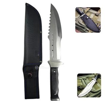 Facao De Caça E Pesca - Facão para Caça, Pesca e Camping com Lâmina de 23,5cm em Aço Inox ...