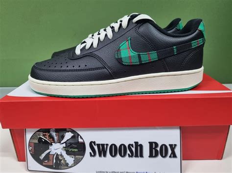 Nike Court Vision Low Black Stadium Green On Carousell