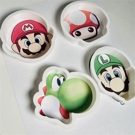 Mario Cookie Cutter Super Mario Cookie Cutter Set Etsy