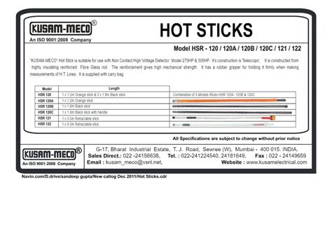Telescopic Hot Stick For Industrial At Piece In Zirakpur Id