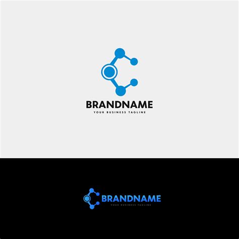 Initial C Elegant Industrial Logo Design, Initial Signature Creative Template 24260799 Vector ...