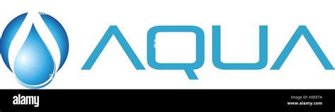 aqua logo concept stock vector image art alamy