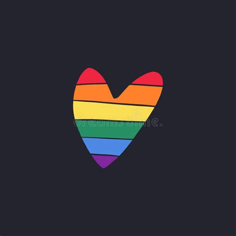 Concepto Del Arco Iris De Gay Pride Lgbt Burbuja Del Discurso Garabatee El Ejemplo Colorido Del