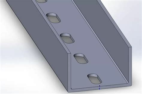 Профиль монтажный П-образный 60х40 перфорированный по основанию ...
