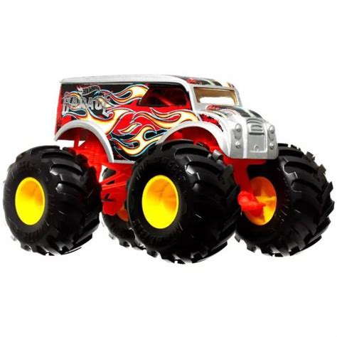Hot Wheels Monster Trucks Oversized 1 24 Mattel FYJ83 Carrinho De Brinquedo Magazine Luiza