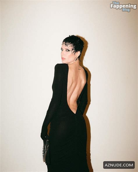 Halsey Sexy Flashes Her Hot Tits At The Vanity Fair Oscar Party In Beverly Hills Aznude