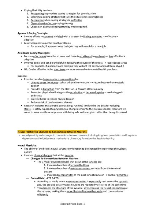 Complete Unit 3 Psychology Notes Psychology Year 12 Vce Thinkswap