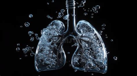 Descripción Detallada De Los Pulmones Humanos Llenos De Estructuras