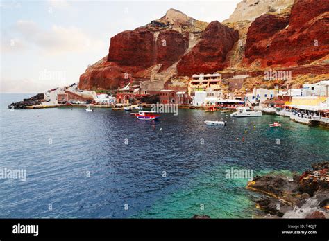 ammoudi beach high resolution stock photography  images alamy