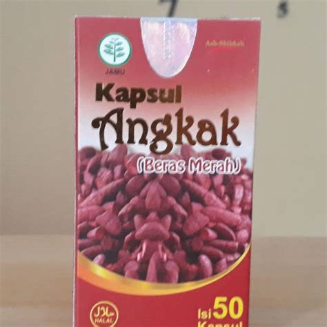 Jual Kapsul Beras Merah Kapsul Angkak Isi 50 Kapsul Shopee Indonesia